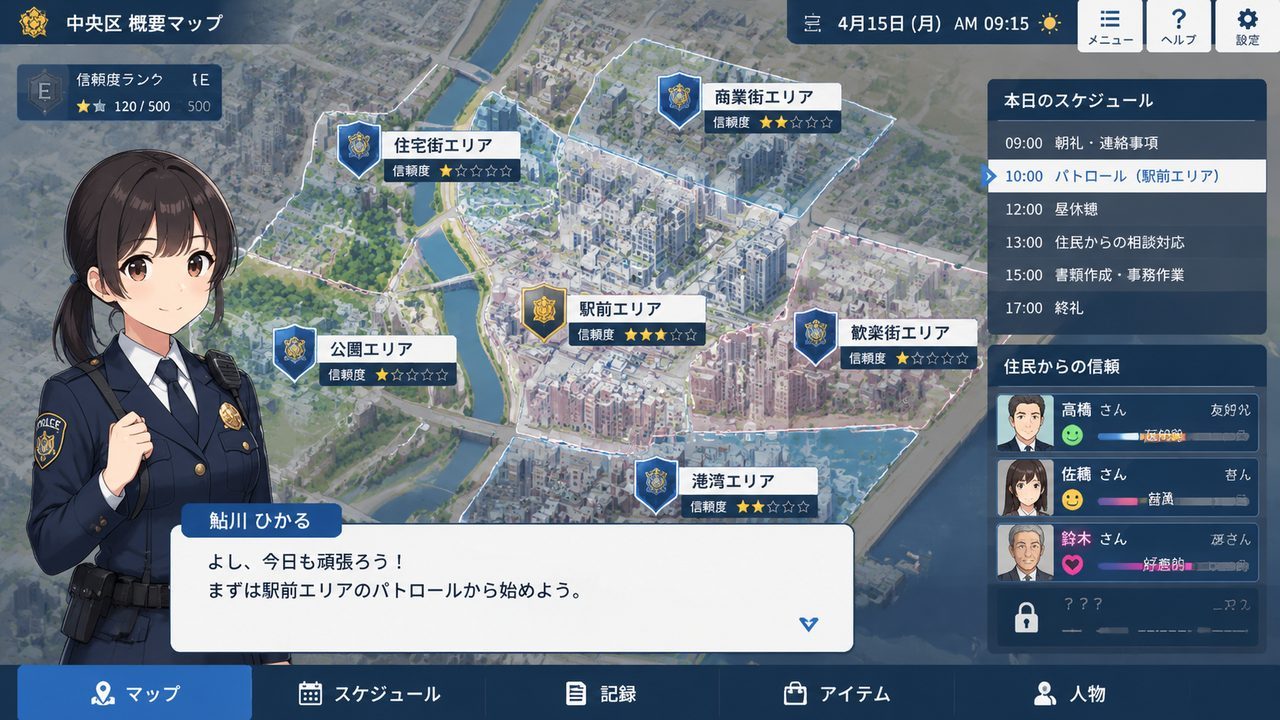 极道无赖EX 女警鮎川光 探索场景 资料图 4